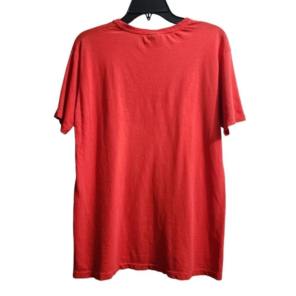 Vtg Polo Ralph Lauren Dungarees Classic 5-Pocket Jean T-Shirt Red *Minor‎ Flaw